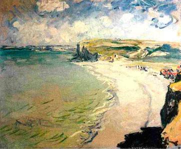 Claude Monet The Beach at Pourville France oil painting art